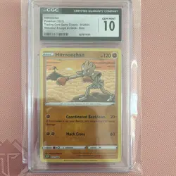CGC 10 Hitmonchan Holo Pokemon Trading Card Game Classic 012/034 2023 EN - Image 1