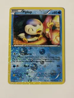 Piplup RC6/RC25 Legendary Treasures Radiant Collection Holo 2013 LP card - Image 1
