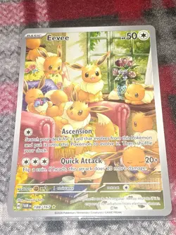 Pokemon Twilight Masquerade - Eevee 188/167 Sv06 Illustration Rare Holo - Image 2