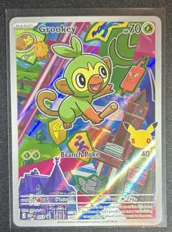 Pokemon TCG MEP Grookey Scorbunny Sobble Holo Full Art 3-Card Lot 052/053/054 - Image 2