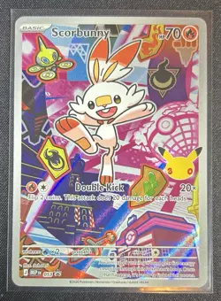 Pokemon TCG MEP Grookey Scorbunny Sobble Holo Full Art 3-Card Lot 052/053/054 - Image 4