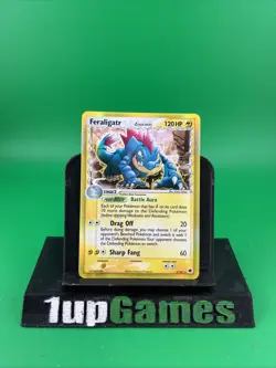 Pokemon TCG EX Dragon Frontiers Feraligatr 2/101 Holo English - Image 1