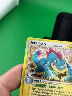 Pokemon TCG EX Dragon Frontiers Feraligatr 2/101 Holo English - Image 3