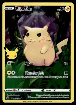 2021 Celebrations Pikachu Holo Rare #005/025 - Image 1