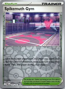 Spikemuth Gym 169/182 Uncommon Destined Rivals Pokemon Reverse Holo Near Mint - Image 1