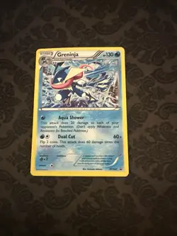 Pokemon TCG Greninja Black Star Promo XY162 Holo Promo Card - Image 1