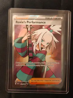 Roxie's Performance 112/086 ME04: Chaos Rising Ultra Rare Pokemon Card - Image 1