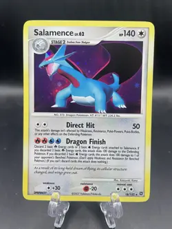Salamence LV.62 18/132 Holo Pokemon Card TCG Secret Wonders NM - Image 1