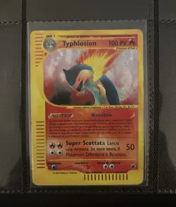 Pokemon TCG Typhlosion 28/165 Expedition Holo Rare Italian 2002 100 HP - Image 1