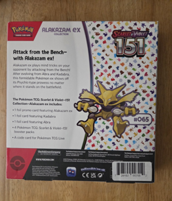 Pokemon 151 Alakazam Ex Box Factory Sealed - Image 2