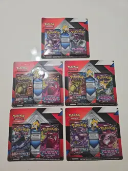 5x Pokemon TCG Sword & Shield Blister - Fusion Strike & Battle Styles Lot Of 5 - Image 1