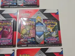 5x Pokemon TCG Sword & Shield Blister - Fusion Strike & Battle Styles Lot Of 5 - Image 4