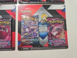 5x Pokemon TCG Sword & Shield Blister - Fusion Strike & Battle Styles Lot Of 5 - Image 5