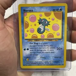 Horsea 62/111 Neo Genesis Set - VINTAGE WOTC Pokemon Card Unlimited NM Nintendo - Image 1