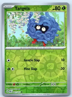 Tangela 001/167 Common Twilight Masquerade Pokemon Reverse Holo Near Mint - Image 1