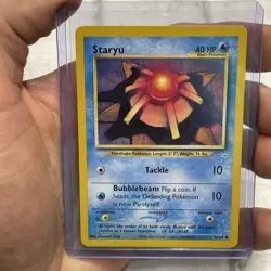Pokemon TCG Neo Revelation #56/64 Staryu NM Vintage Common Vtg Card Nintendo - Image 1