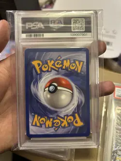 Pokemon 2007 Diamond Pearl Mysterious Treasures TYRANITAR Holo #17 PSA 8 SWIRL - Image 3