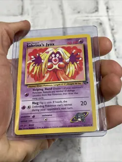 Sabrina's Jynx 57/132 Gym Challenge Regular Uncommon Pokemon NM/MT Vintage Card - Image 2