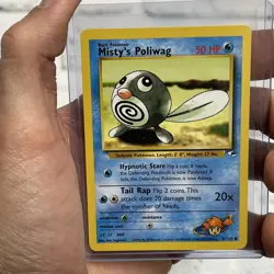 MISTY’S POLIWAG 87/132 - Gym Heroes Set - VINTAGE WOTC Pokemon Card NM Nintendo - Image 1