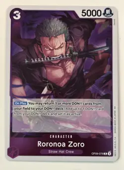 One Piece TCG Roronoa Zoro OP09-076 - Image 1