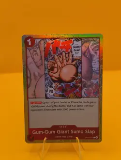 One Piece - Gum-Gum Giant Sumo Slap - ST10-015 - ST10 Three Captains NM - Foil - Image 2