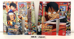 One piece carddass Hyper Battle 3rd & 5th Display Sheet Carddass Machine inserts - Image 1