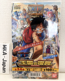 One piece carddass 100 Display Sheet Carddass Machine inserts 2002 BANDAI - Image 1