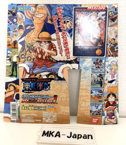 One piece carddass Visual Adventure Album1 Display Sheet Carddass Machine insert - Image 1