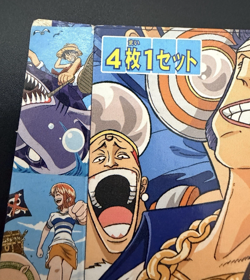 One piece carddass Visual Adventure Album1 Display Sheet Carddass Machine insert - Image 3
