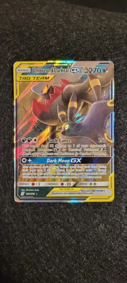 Umbreon & Darkrai GX 125/236 - SM: Unified Minds Ultra Rare Pokemon Card - NM - Image 1