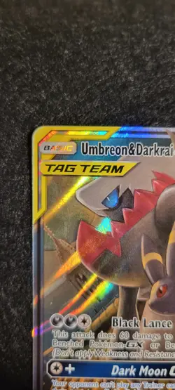 Umbreon & Darkrai GX 125/236 - SM: Unified Minds Ultra Rare Pokemon Card - NM - Image 3