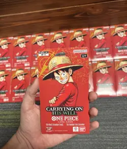 15 One Piece TCG OP-13 Carrying On His Will Sleeved Booster Pack SEALED LOT - Image 2