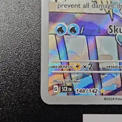 Squirtle 148/142 Stellar Crown Holo Illustration Rare Pokemon Trading Card - Image 5