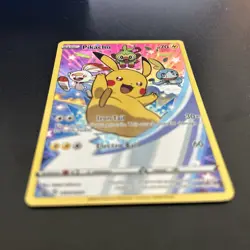 Pokemon Pikachu TCG Full Art Holo Black Star Promo Card SWSH020 NM - Image 2