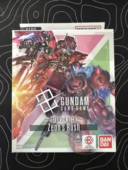 Gundam Card Game - ST03 Zeon's Rush Starter Deck - English - Brand New Sealed - Image 1