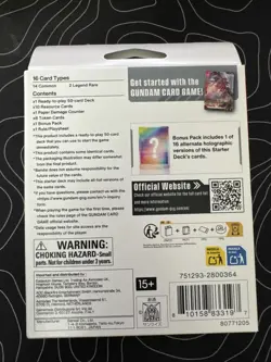 Gundam Card Game - ST03 Zeon's Rush Starter Deck - English - Brand New Sealed - Image 2