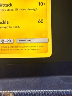 Pokemon TCG Ash's Pickachu card I Choose You Promo Yellow SM111 - Image 5