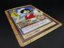Luffy Straw Hat C05 One Piece Card geme From TV animation BNADAI 2000 TCG Japan - Image 3