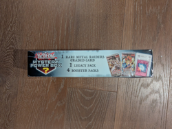 YUGIOH MYSTERY POWER BOX METAL RAIDERS GRADED CARD AND 5 PACKS BRAND NEW SEALED - Image 3