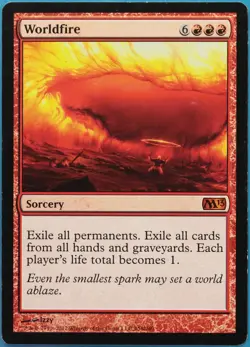 Worldfire Magic 2013 / M13 PLD Red Mythic Rare MAGIC CARD (ID# 520299) ABUGames - Image 1