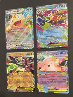 Pokemon ex Card Lot 4 Ultra Rare Perfect Order Meowth Clefable NM - Image 4