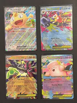 Pokemon ex Card Lot 4 Ultra Rare Perfect Order Meowth Clefable NM - Image 5