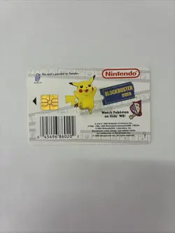 1999 Blockbuster Video Pokemon Snap Smart Card Jigglypuff - Image 2