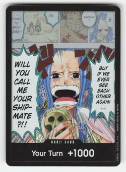 One Piece DON!! CARD (ALTERNATE ART) Kingdoms of Intrigue FOIL NM - Image 1