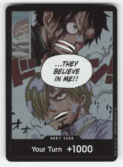 One Piece DON!! CARD (ALTERNATE ART) A Fist of Divine Speed FOIL NM - Image 1
