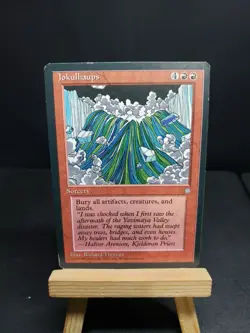 MTG Magic the Gathering Card - Jokulhaups - Rare Red Sorcery 1995 Ice Age - Image 1