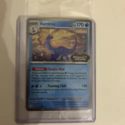 Aurorus Promo Holo Rare Pokemon TCG Card 024/088 Perfect Order 170 HP English - Image 1