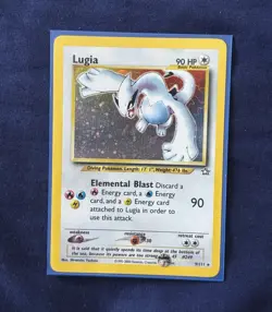 Lugia Neo Genesis Holo Rare 9/111 Pokemon Card Near Mint English 2000 Unlimited - Image 1