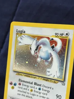 Lugia Neo Genesis Holo Rare 9/111 Pokemon Card Near Mint English 2000 Unlimited - Image 3
