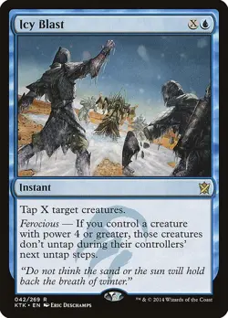 Icy Blast Khans of Tarkir NM Blue Rare MAGIC THE GATHERING MTG CARD ABUGames - Image 1